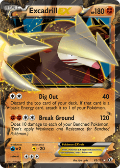 Excadrill-EX 82 — Legendary Treasures