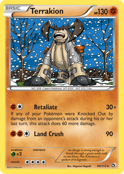 Terrakion 84 — Legendary Treasures