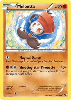 Meloetta 86/113 — Tesouros Lendários