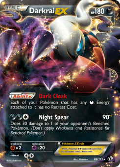 Darkrai-EX 88/113 — Tesouros Lendários