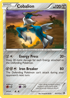 Cobalion 91/113 — Tesouros Lendários