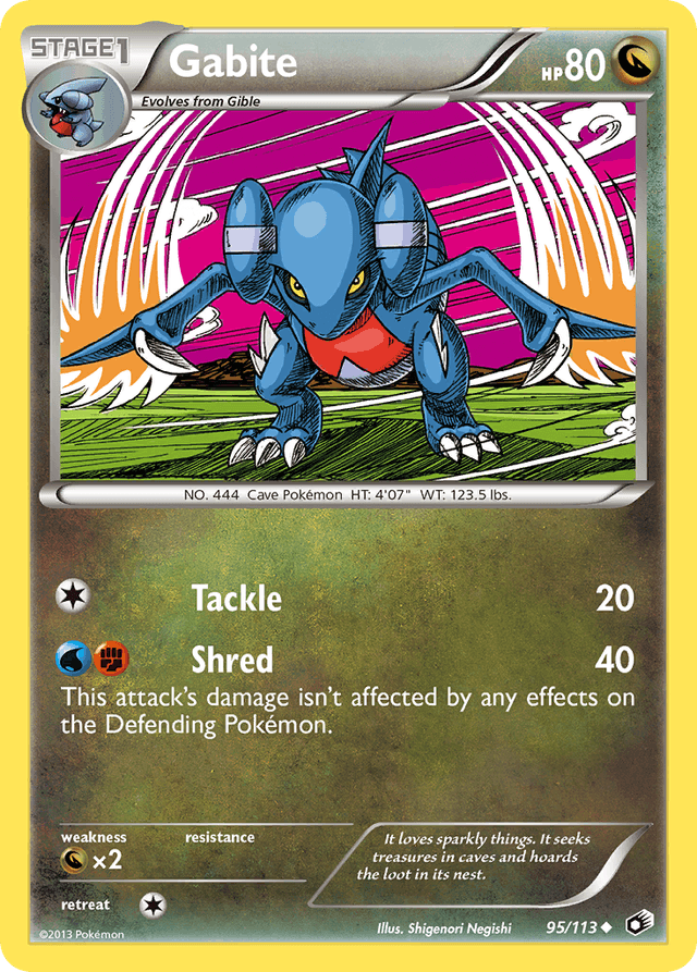 Carta Gabite 95/113 do set Legendary Treasures — Pokémon TCG | Bynx