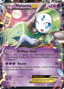 Meloetta-EX RC11/113 — Tesouros Lendários