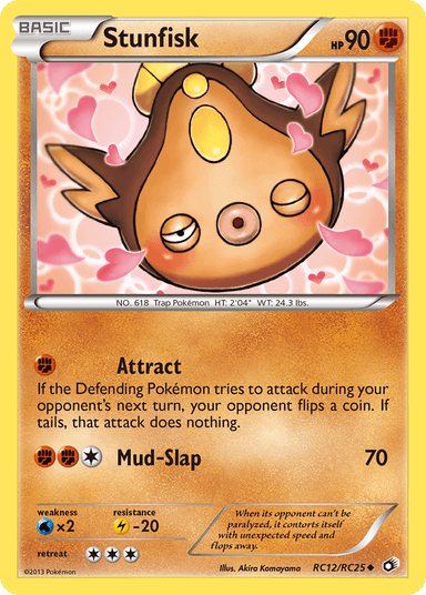 Carta Stunfisk RC12/113 do set Legendary Treasures — Pokémon TCG | Bynx