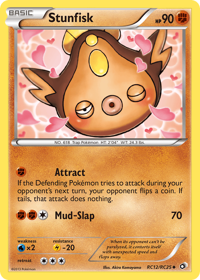 Carta Stunfisk RC12/113 do set Legendary Treasures — Pokémon TCG | Bynx