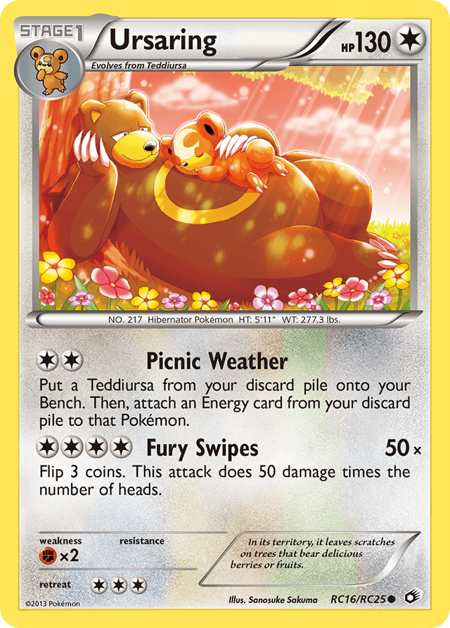 Carta Ursaring RC16/113 do set Legendary Treasures — Pokémon TCG | Bynx