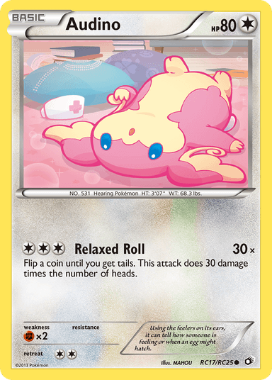Carta Audino RC17/113 do set Legendary Treasures — Pokémon TCG | Bynx