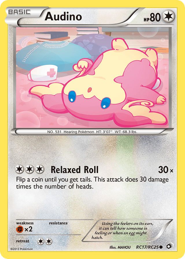 Carta Audino RC17/113 do set Legendary Treasures — Pokémon TCG | Bynx