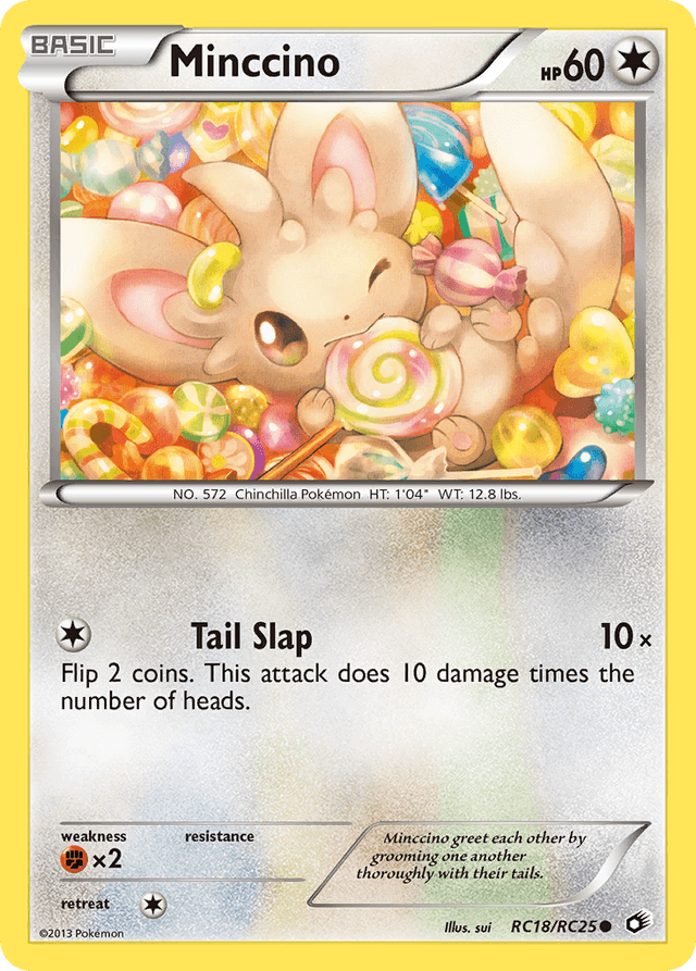 Carta Minccino RC18/113 do set Legendary Treasures — Pokémon TCG | Bynx