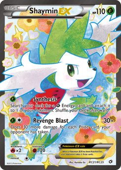 Shaymin-EX RC21/113 — Tesouros Lendários