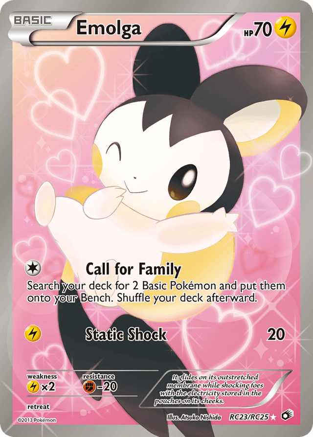 Carta Emolga RC23/113 do set Legendary Treasures — Pokémon TCG | Bynx