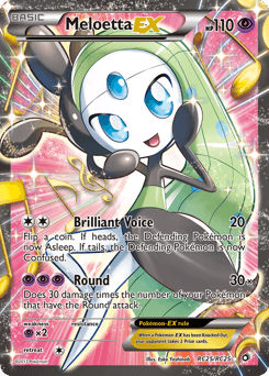 Meloetta-EX RC25/113 — Tesouros Lendários
