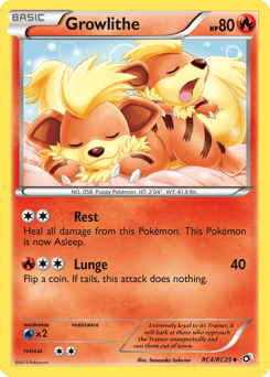 Growlithe RC4 — Legendary Treasures