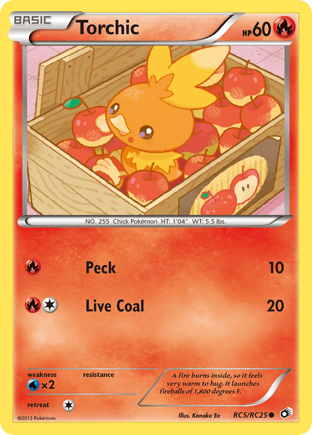 Carta Torchic RC5/113 do set Legendary Treasures — Pokémon TCG | Bynx