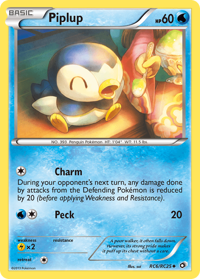 Carta Piplup RC6/113 do set Legendary Treasures — Pokémon TCG | Bynx