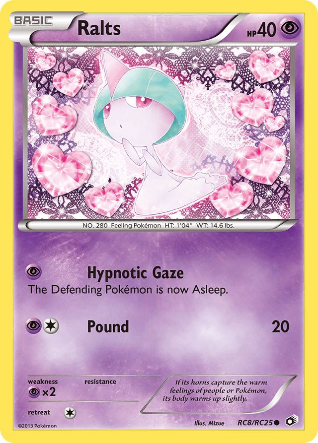 Carta Ralts RC8/113 do set Legendary Treasures — Pokémon TCG | Bynx