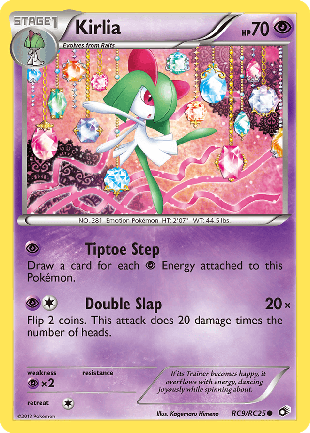 Carta Kirlia RC9/113 do set Legendary Treasures — Pokémon TCG | Bynx