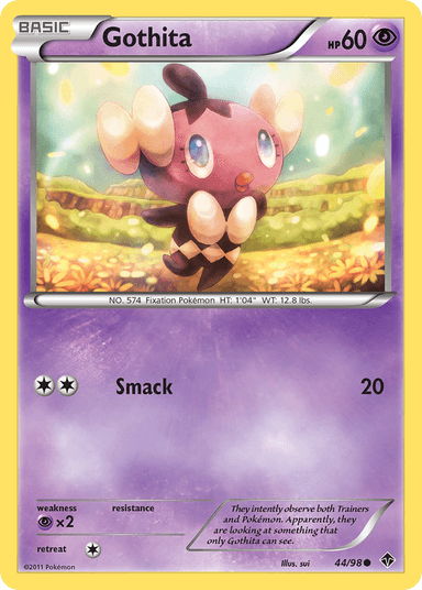 Carta Gothita 44/98 do set Emerging Powers — Pokémon TCG | Bynx