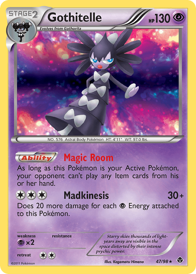 Carta Gothitelle 47/98 do set Emerging Powers — Pokémon TCG | Bynx
