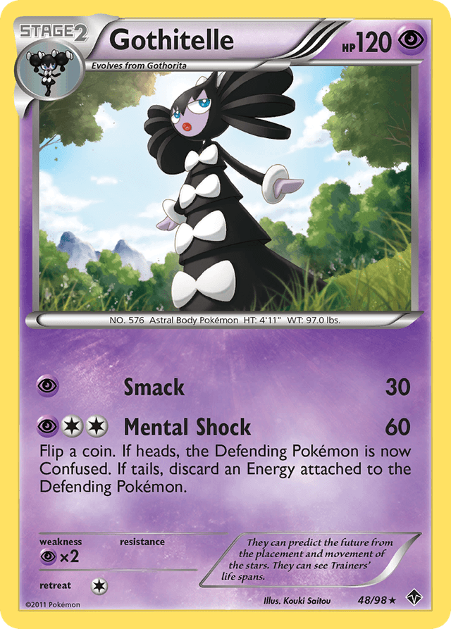 Carta Gothitelle 48/98 do set Emerging Powers — Pokémon TCG | Bynx