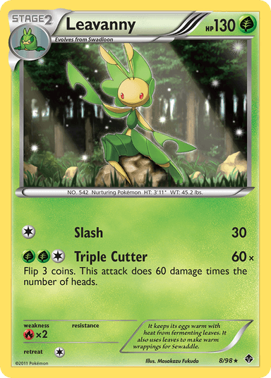 Carta Leavanny 8/98 do set Emerging Powers — Pokémon TCG | Bynx