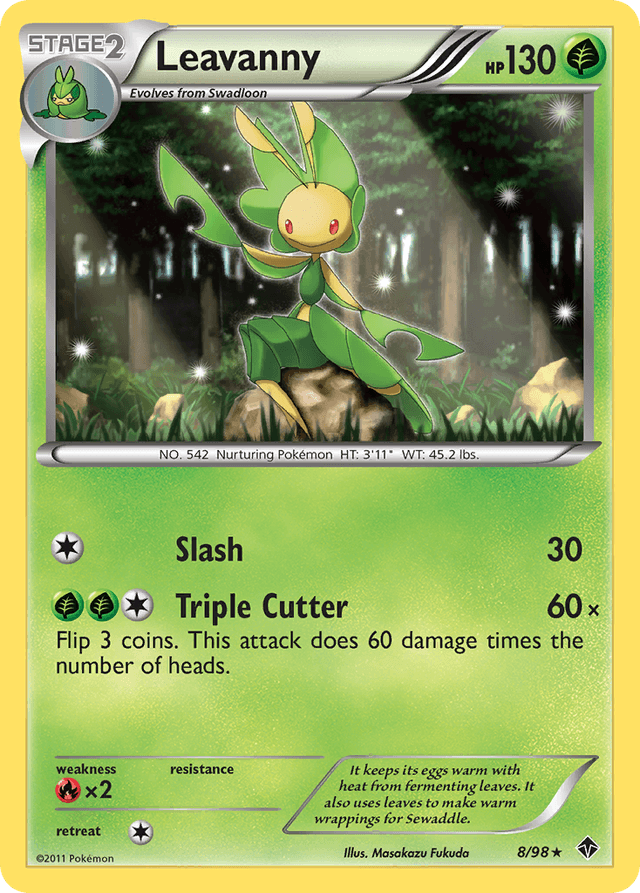 Carta Leavanny 8/98 do set Emerging Powers — Pokémon TCG | Bynx