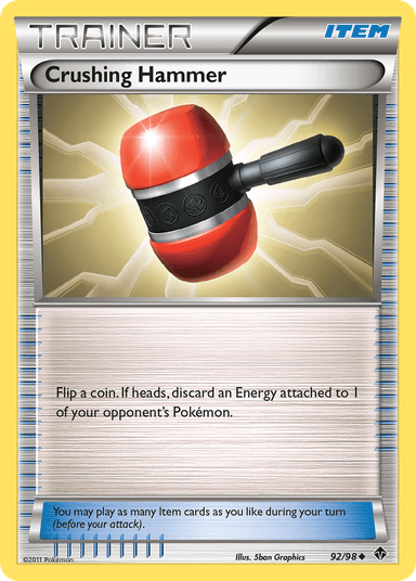 Carta Crushing Hammer 92/98 do set Emerging Powers — Pokémon TCG | Bynx