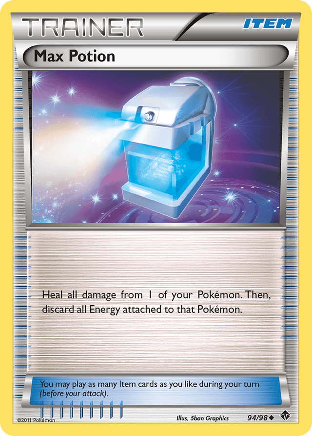 Carta Max Potion 94/98 do set Emerging Powers — Pokémon TCG | Bynx