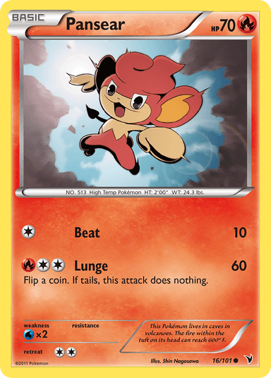 Carta Pansear 16/101 do set Noble Victories — Pokémon TCG | Bynx
