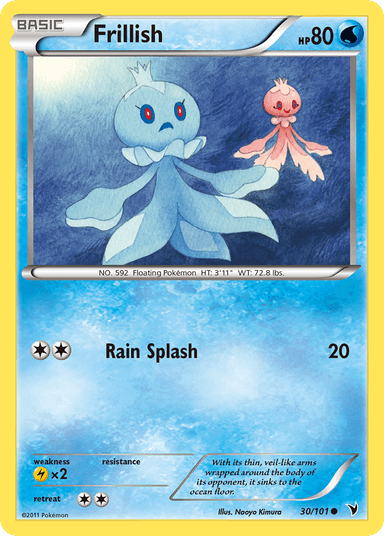 Carta Frillish 30/101 do set Noble Victories — Pokémon TCG | Bynx