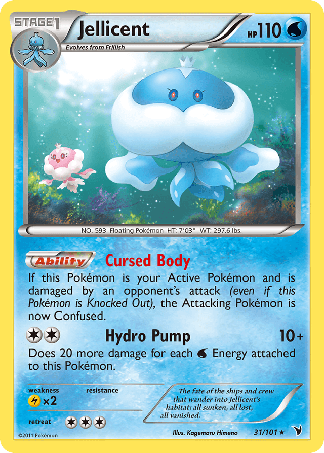 Carta Jellicent 31/101 do set Noble Victories — Pokémon TCG | Bynx