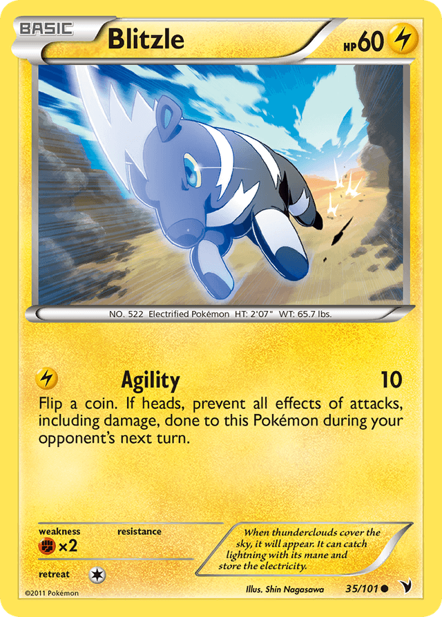 Carta Blitzle 35/101 do set Noble Victories — Pokémon TCG | Bynx