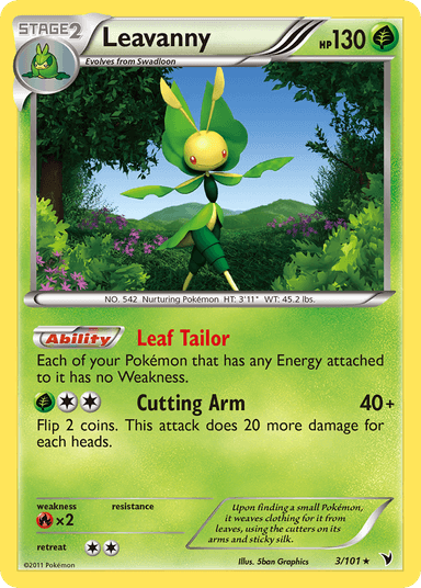 Carta Leavanny 3/101 do set Noble Victories — Pokémon TCG | Bynx