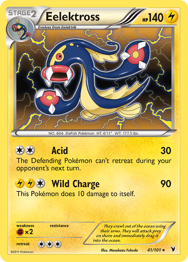 Carta Eelektross 41/101 do set Noble Victories — Pokémon TCG | Bynx