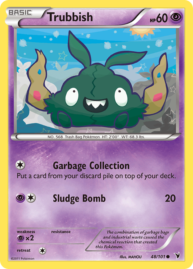 Carta Trubbish 48/101 do set Noble Victories — Pokémon TCG | Bynx
