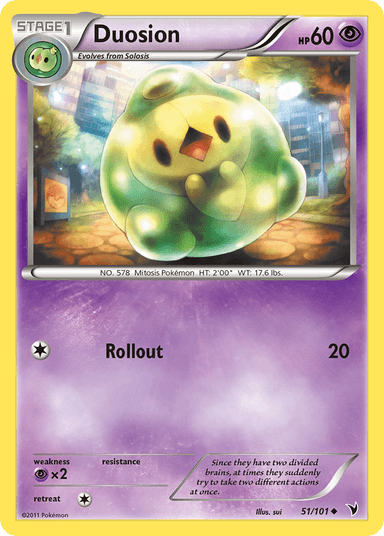 Carta Duosion 51/101 do set Noble Victories — Pokémon TCG | Bynx
