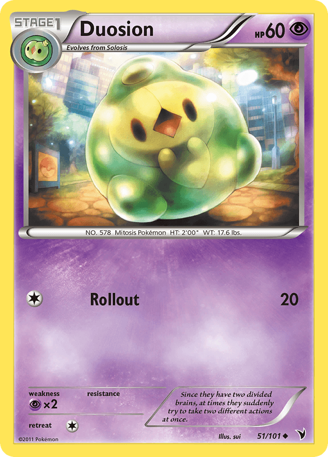 Carta Duosion 51/101 do set Noble Victories — Pokémon TCG | Bynx