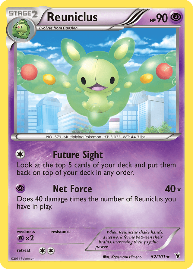 Carta Reuniclus 52/101 do set Noble Victories — Pokémon TCG | Bynx