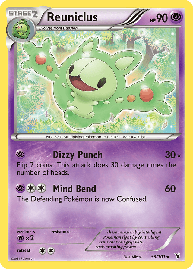 Carta Reuniclus 53/101 do set Noble Victories — Pokémon TCG | Bynx