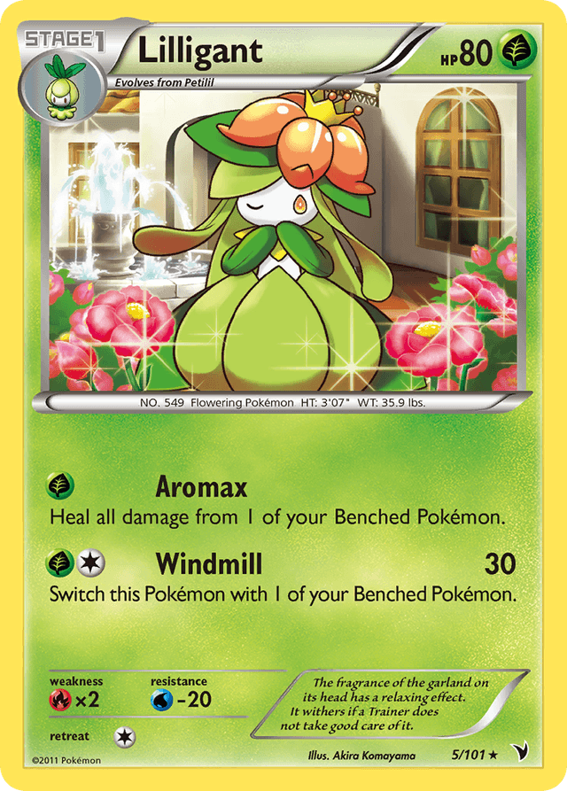 Carta Lilligant 5/101 do set Noble Victories — Pokémon TCG | Bynx