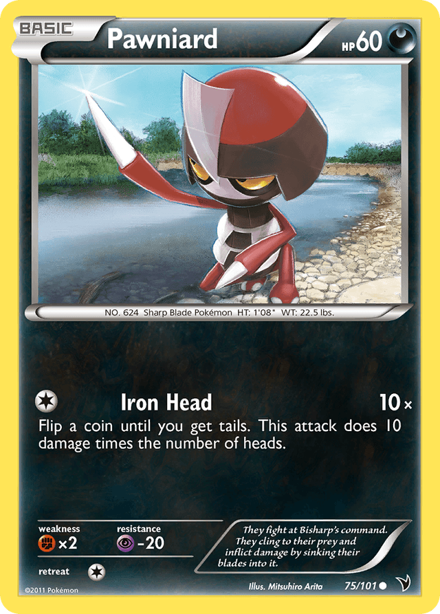 Carta Pawniard 75/101 do set Noble Victories — Pokémon TCG | Bynx