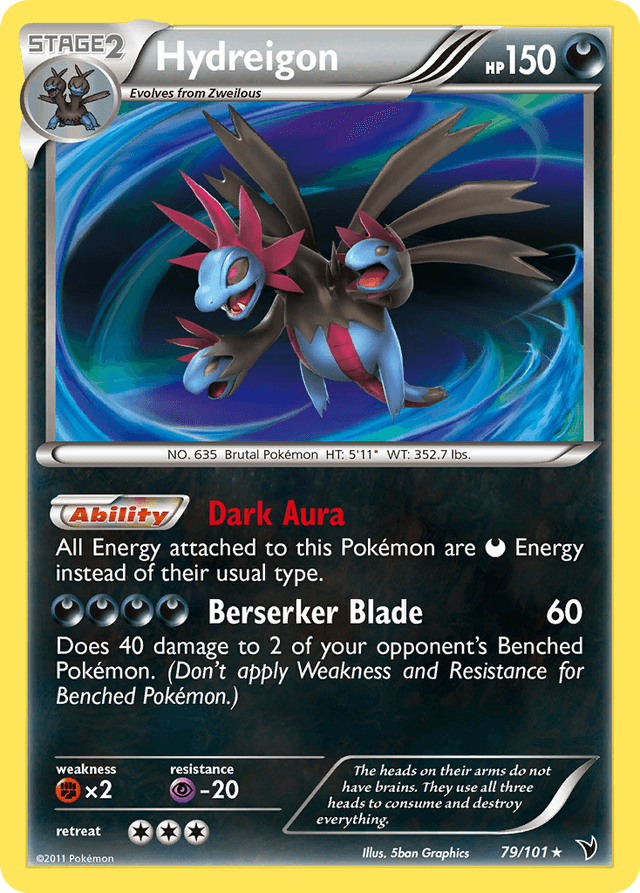 Carta Hydreigon 79/101 do set Noble Victories — Pokémon TCG | Bynx