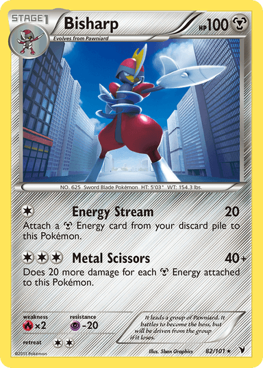 Carta Bisharp 82/101 do set Noble Victories — Pokémon TCG | Bynx
