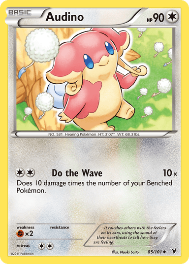 Carta Audino 85/101 do set Noble Victories — Pokémon TCG | Bynx