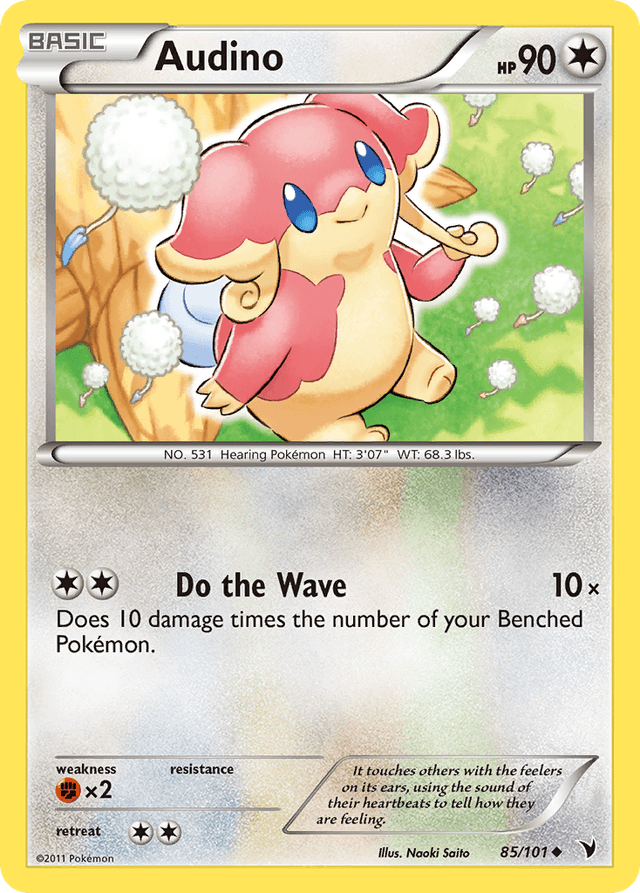 Carta Audino 85/101 do set Noble Victories — Pokémon TCG | Bynx
