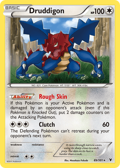 Carta Druddigon 89/101 do set Noble Victories — Pokémon TCG | Bynx