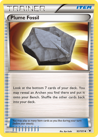 Carta Plume Fossil 93/101 do set Noble Victories — Pokémon TCG | Bynx