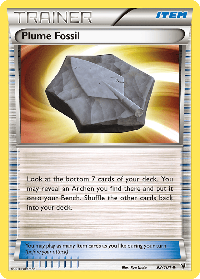 Carta Plume Fossil 93/101 do set Noble Victories — Pokémon TCG | Bynx