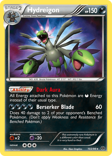 Carta Hydreigon 103/99 do set Next Destinies — Pokémon TCG | Bynx