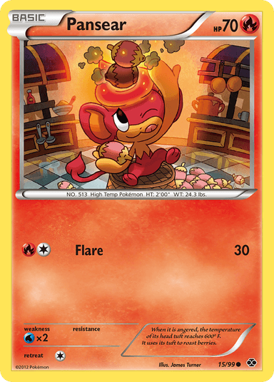 Carta Pansear 15/99 do set Next Destinies — Pokémon TCG | Bynx